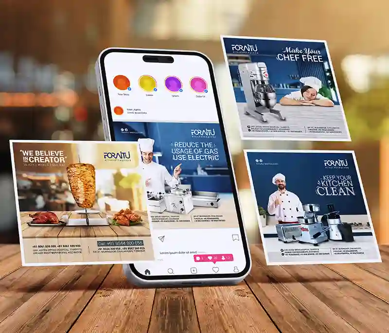 image of showing business brochures of foraitu